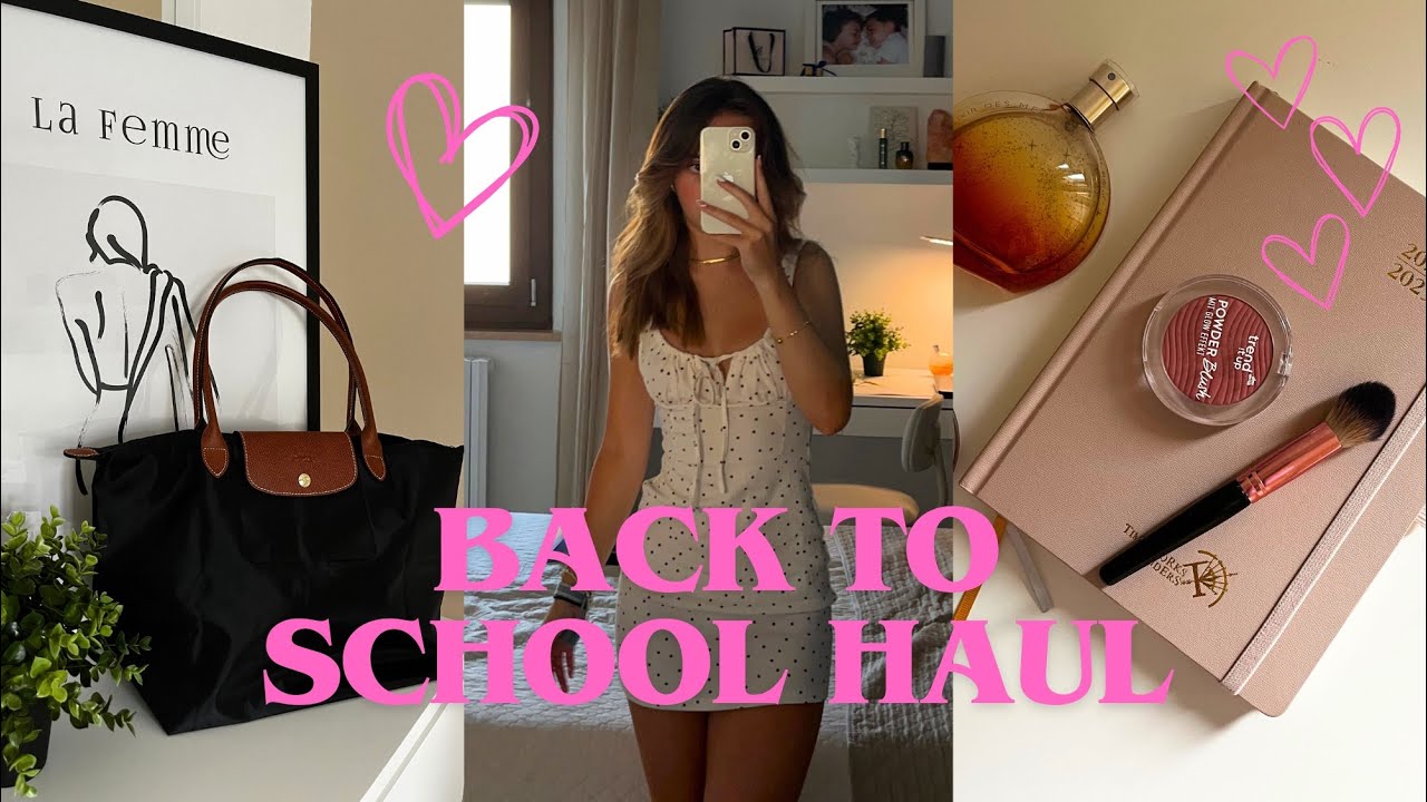 Haul per il back to school✨|makeup, skincare, cancelleria 📚