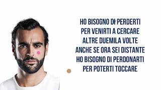 Video thumbnail of "Marco Mengoni - Duemila volte (Testo/Lyrics)"