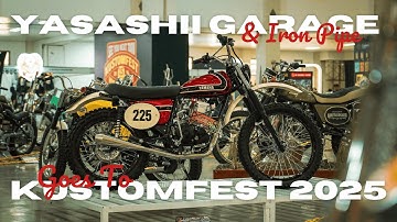 Yasashii Garage Goes to Kustomfest 2025 & visit IRON PIPE booth 🔥