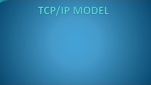 KARTHIK B | AP| LECTURE VIDEO| TCP/IP