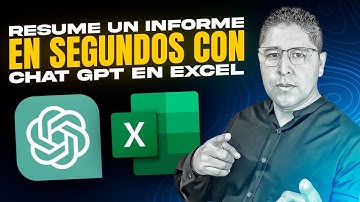 Resume informes en Excel con ChatGPT ¡En Segundos!
