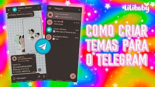 ⸾〬ꩌ۪.🌈⛓⭛Como criar temas para o telegram screenshot 4