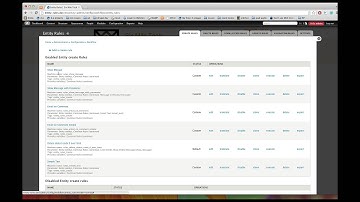Drupal Entity Rules Module