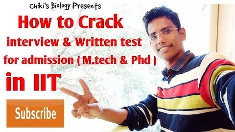 GATE 2025-26 || How to crack written test & interview for admission (M.tech & PhD) in IIT......By CB