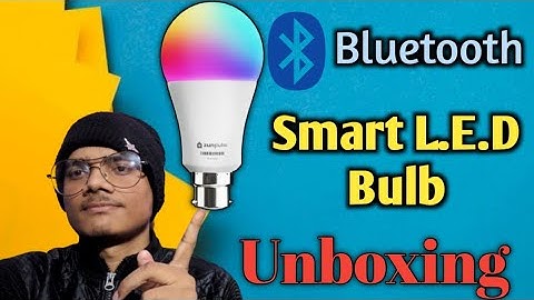 🔥Zunpulse Bluetooth Smart Bulb💡 by Pepperfry Unboxing in hindi #aktsr #smartgadgets