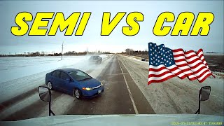 A Day in The Life of an American Truck Driver - Road Rage, Brake Check, Car Crash, Instant Karma USA