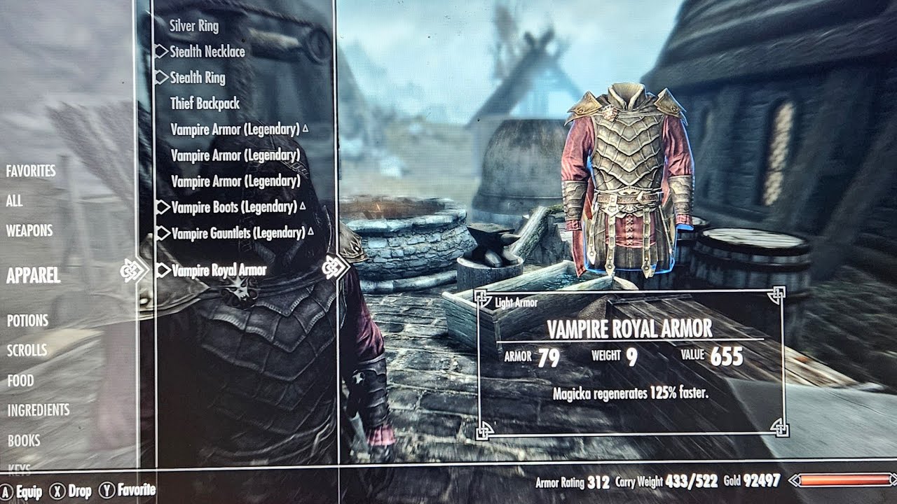 Skyrim Legendary Collector Series Episode 162 - Vampire Royal Armor