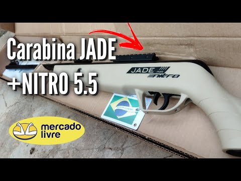 CARABINA JADE MAIS NITRO 5.5 A PRESSÃO - 4°COMPRA MERCADO LIVRE