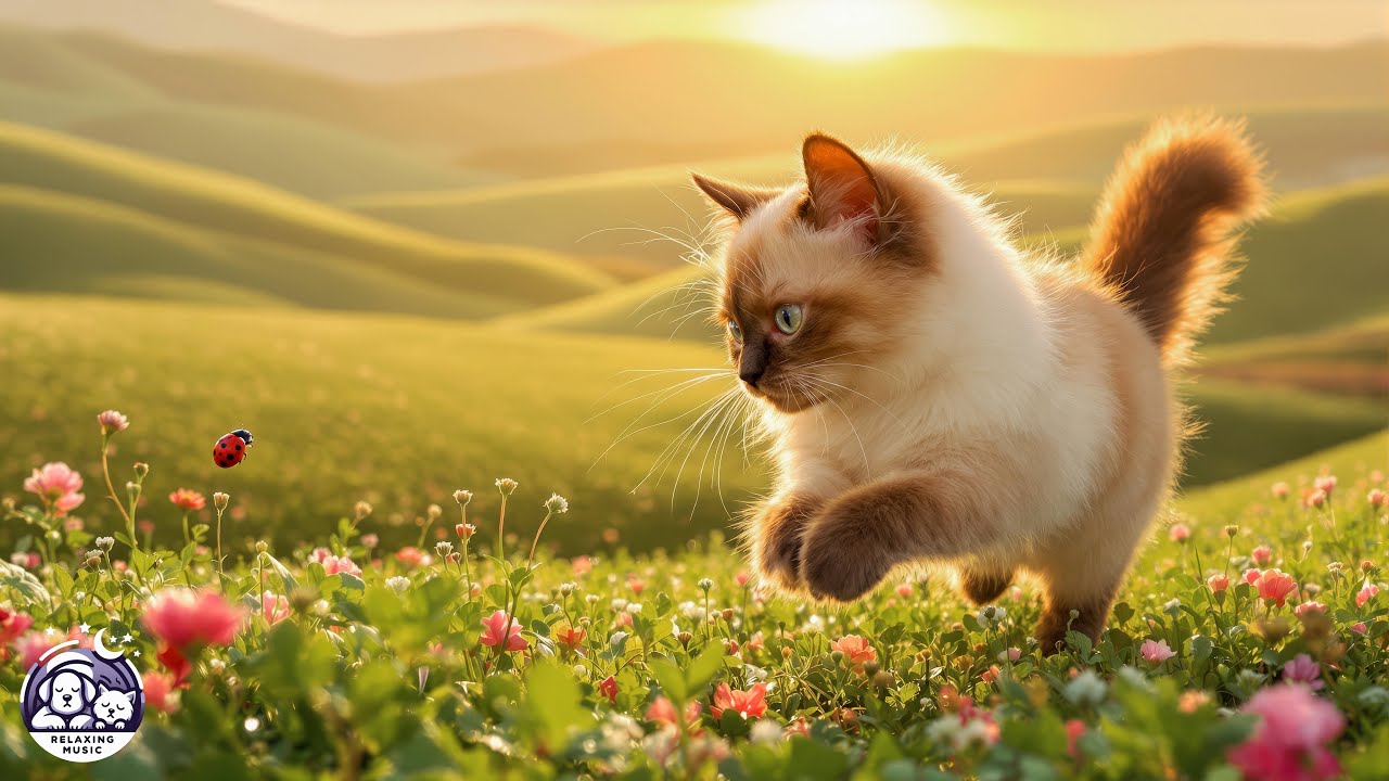 Cat Music for Relaxation🎵 Calming Music for Cats🐱 🎵 Separation Anxiety ...
