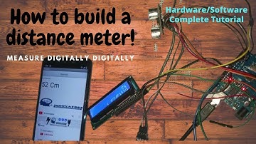 How to make a digital distance meter using the MIT app inventor|Ultrasonic sensor|Arduino Project!