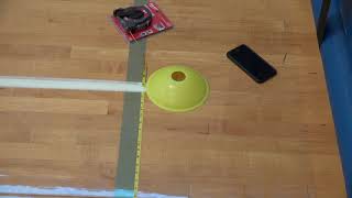 FIBA Beep Test Distance Measurement