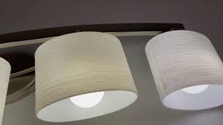 Dosoty Brushed Nickel Vanity Light for Bathroom 5 Light Modern Bathroom Lights Fixtures Over