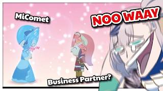 Reine reaction to Suisei immediately fell in love with Miko is Hilarious !!!