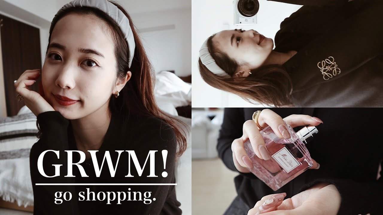 【GRWM】お気に入りの服を着て日用品を買いにお出かけ