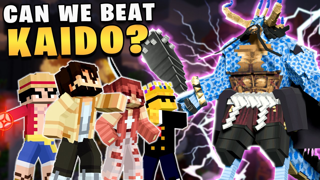 We Challenged Kaido in Minecraft One Piece - Mine Piece Crew