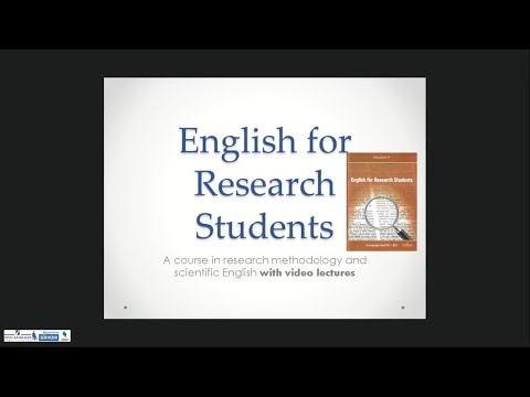 English for Research Students
