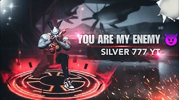 YOU ARE MY ENEMY 😈 || FF EDIT XML PRESET LINK IN DESCRIPTION #xml #freefire #alightmotion