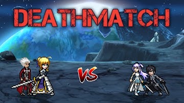 Saber Artoria & Archer Emiya V2 VS Asuna & Kirito V2(3 Forms) in Jump Force Mugen