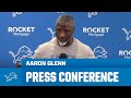 Aaron glenn meets with the media  may 23 2024