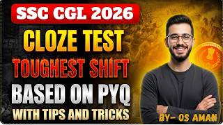 SSC CGL 2026 English | Cloze Test Series Part-2 🔥 | Most Expected Questions & Tricks | SSC CGL 2026