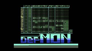 Experiment DEFMON on retro C64 computer