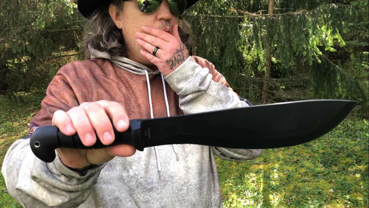 KaBar Cutlass 1248 Machete FULL Review - Live from Tioga County USA 🇺🇸