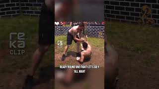 Round One Hype! #StreetBeefs #FightNight #Sportsmanship #ReadyToFight #unexpected #viralvideo