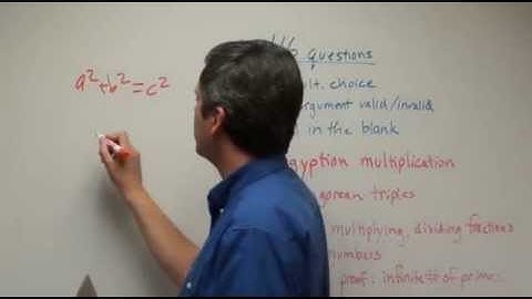 MATH 120 - Study Guide for Test 1