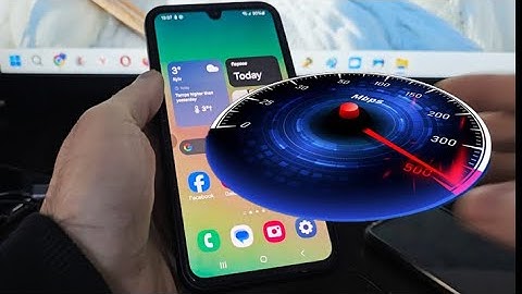 Samsung A26 network speed show |  The best way to determine the network speed on Samsung A26