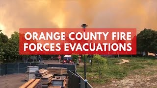 Orange County Fire Force Evacuations Of More Than 2,000 Homes