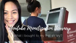 Youtube First Salary after 5months of Vlogging | MSCYNTHIA