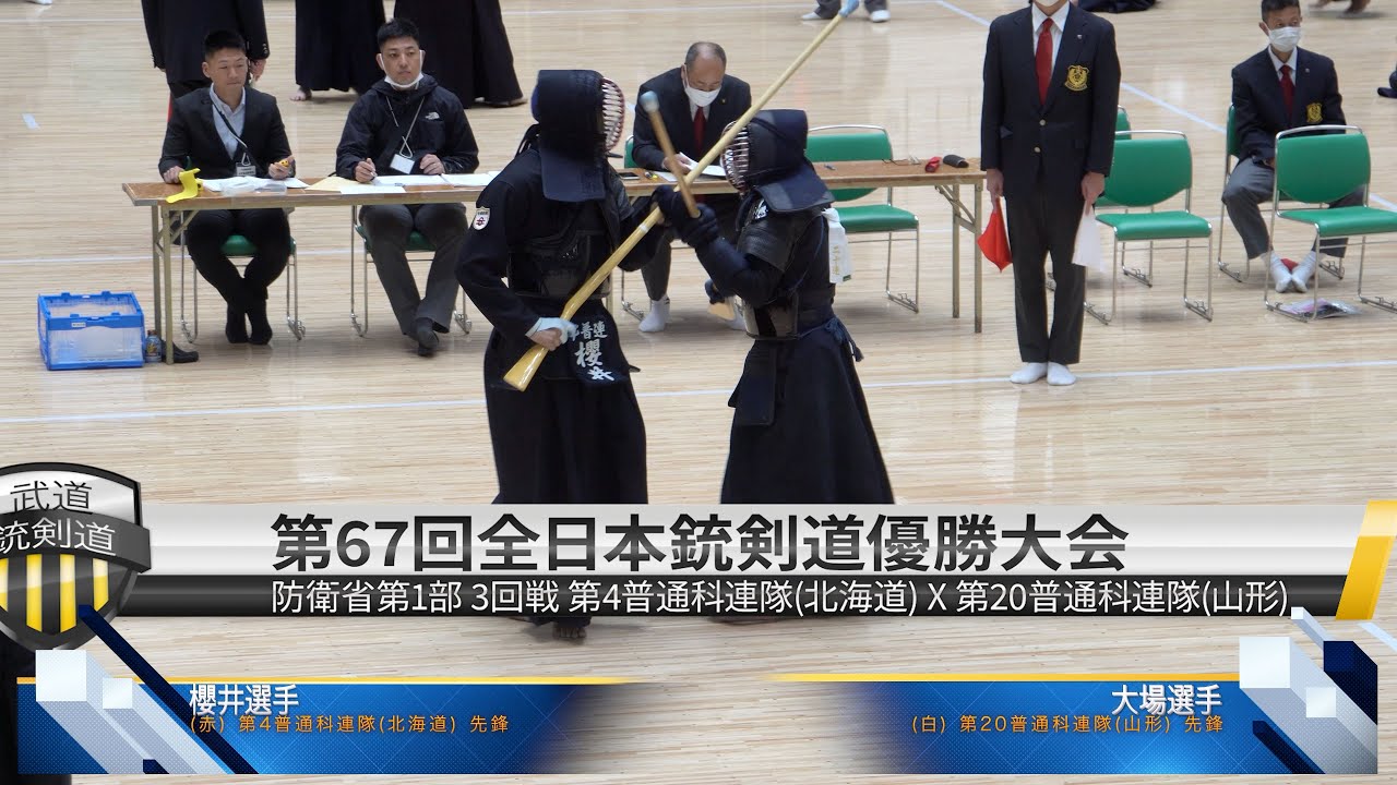 第67回全日本銃剣道優勝大会 3回戦 第4普通科連隊北海道 x 第20普通科
