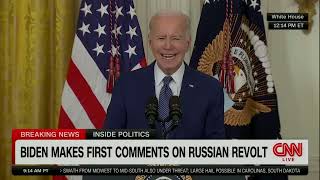 Biden Talks About The Chaos In Russia