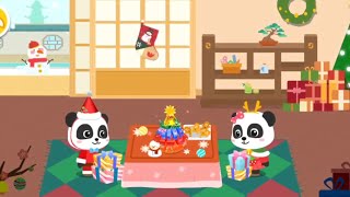 Panda Kiki dan Miu Merayakan Natal | Babybus | Kartun anak