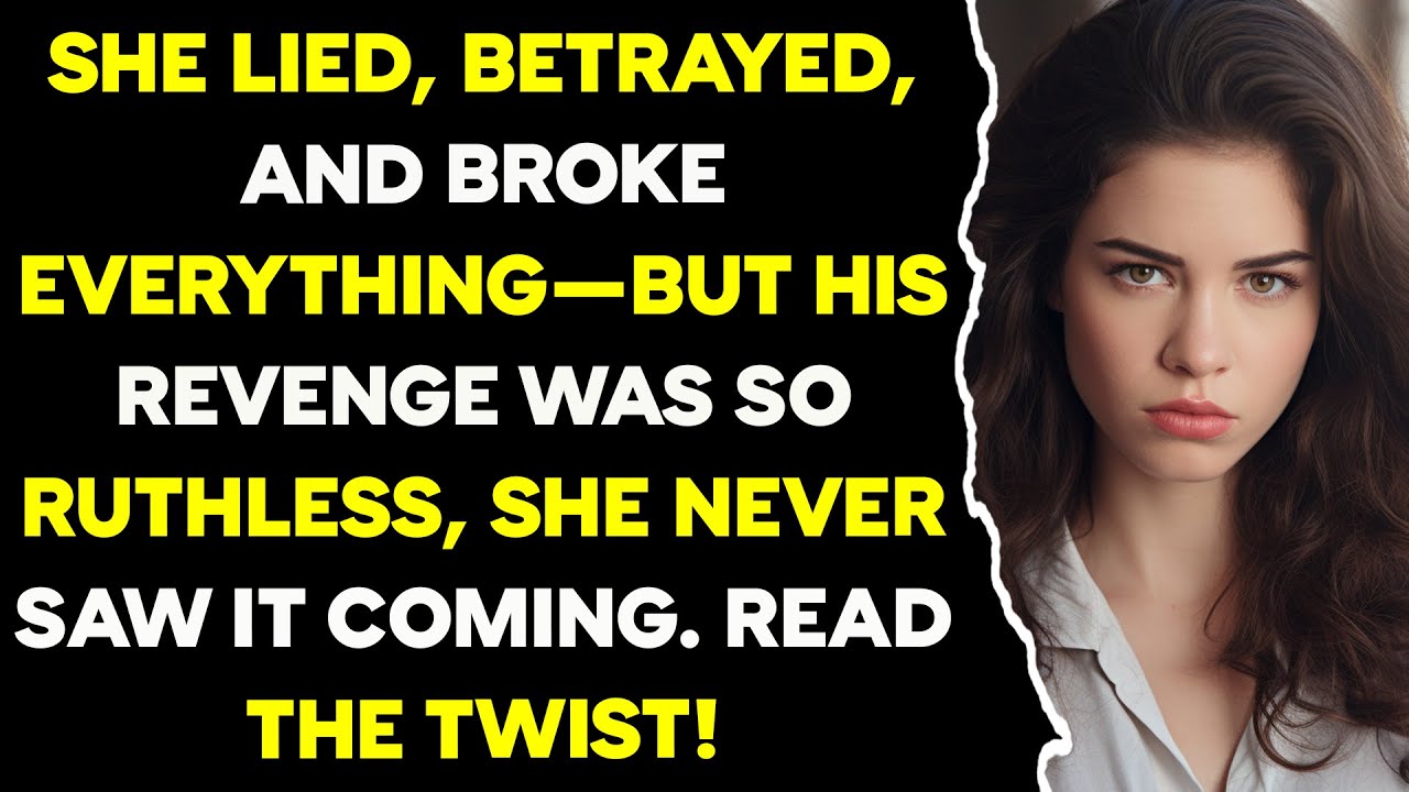 HER BETRAYAL SHATTERED HIM, but his revenge was a masterstroke she