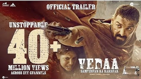 Vedaa- official trailer | JOHN ABRAHAM  | SHARVARI | ABHISHEK BACHAN | NIKHIL A | T SERIES MOVIES