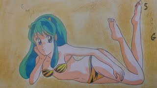 How To Draw Lum/Lamu-Urusei Yatsura-ラム-うる星やつら-Speed Drawing- Time Lapse