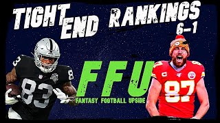 Top 6 Tight Ends for the 2021 Fantasy Football Season | The Fantasy Football Upside Podcast