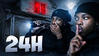 24 HOUR OVERNIGHT CHALLENGE IN AN ABANDONED HOUSE (went like this)