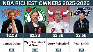 NBA Richest Owners Ranked 2025–2026 | Who Runs the League? Profile