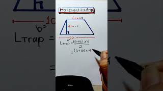 Finding the Area of ​​a Trapezoid #Shorts