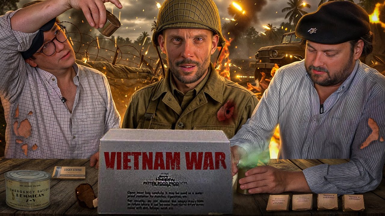 On goûte des rations Militaire de la WW2 et du Vietnam avec Gueuleton !