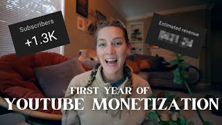 HOW MUCH YOUTUBE PAID ME WITH 2000+ SUBSCRIBERS MY FIRST YEAR MONETIZED