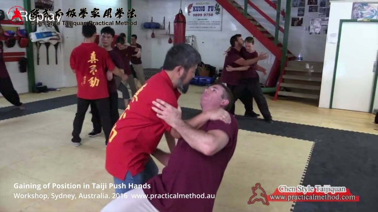 Gaining of Position in Taiji Push Hands Training