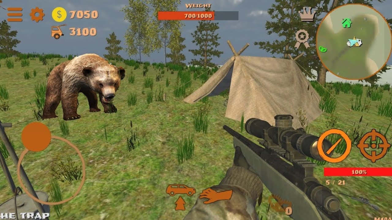 Hunting Simulator -Android Gameplay भालू का शिकार Part 1 - YouTube