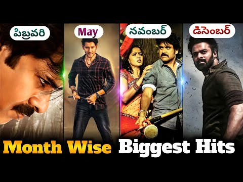 Tollywood MonthWise Biggest Hits 