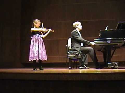 Anna: Friedrich Seitz - Fourth Pupil's Concerto in D major, First Movement - June 12, 2011