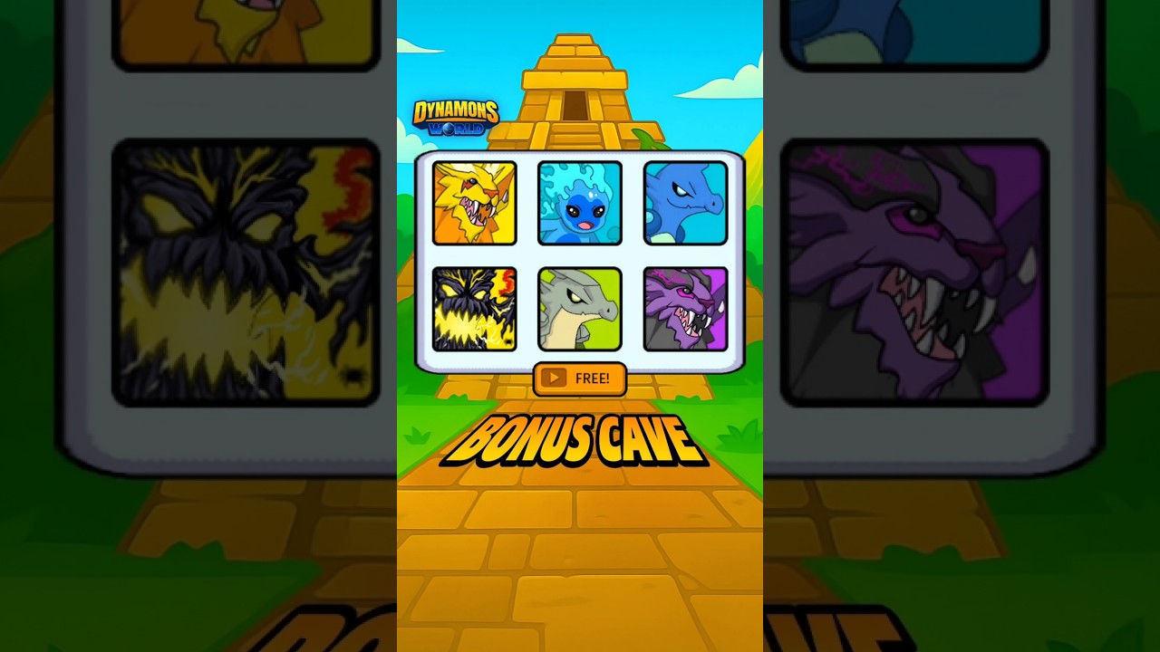 Dynamons world New Update🤩|| New Bonus Cave😌 
