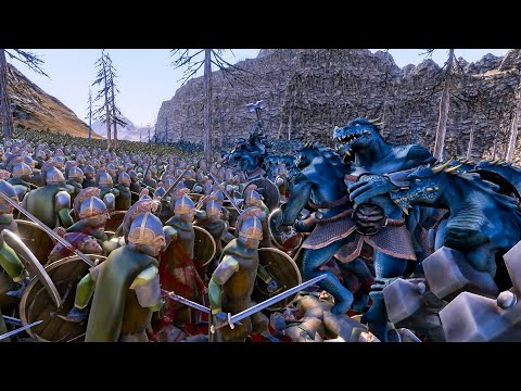 5 000 Dragon Man Weaps VS 16 000 Rohan Soldiers - Ultimate Epic Battle Simulator 2 UEBS 2 -UEBS 2022