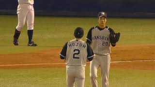 20170822 ヤクVS阪神 22 小野負傷降板